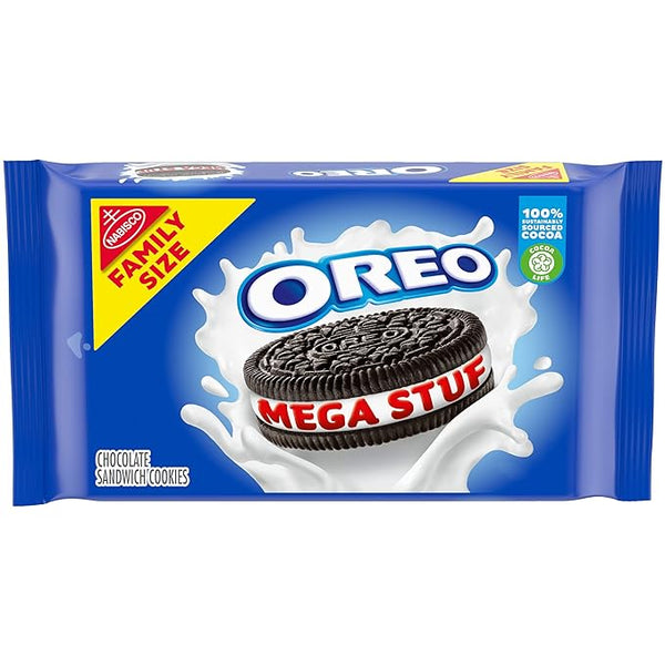 17.6-Oz OREO Mega Stuf Chocolate Sandwich Cookies (Family Size)