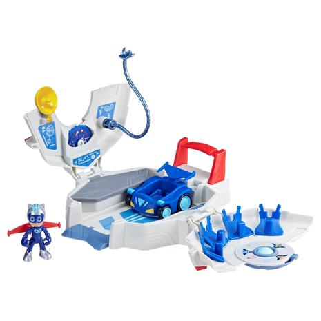 PJ Masks Heroes Power Q Headquarters Set w/  Car & Figure