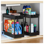 2 Pack Under Sink Organizer