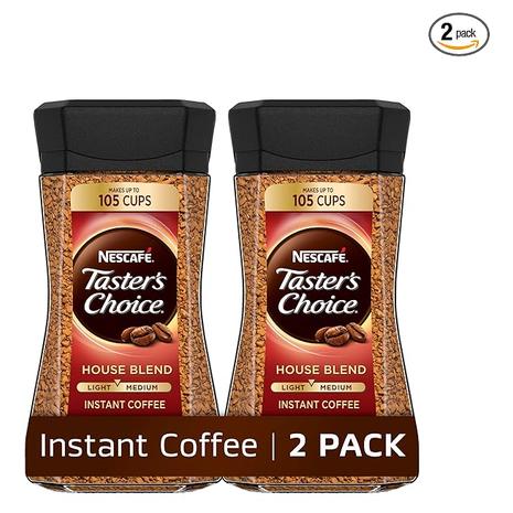 2 Pack Of Nescafe Taster’s Choice House Blend Instant Coffee