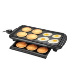 Electric Smokeless Griddle With Warming Tray