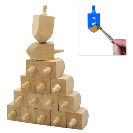 10-Pack Design Your Own Chanukah Dreidel