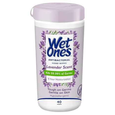 40-Count Wet Ones Antibacterial Hand Wipes