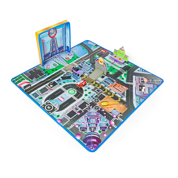 Paw Patrol True Metal Adventure City Playmat with 2 Toy Cars & Accessories