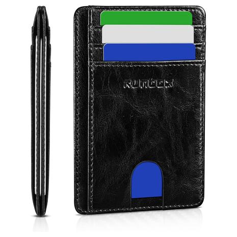 Slim RFID Leather Wallet