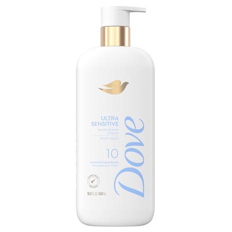 Dove Fragrance Free Body Wash Ultra Sensitive