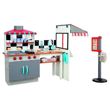 Little Tikes Real Wood Drive-Thru Diner Play Kitchen