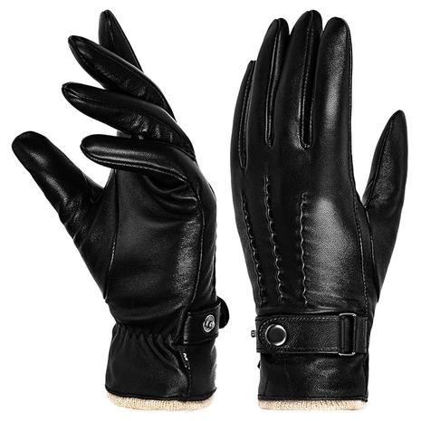 Aegend 100% Genuine Leather Gloves