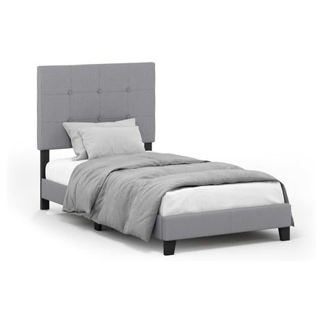 Twin Upholstered Platform Bed Frame