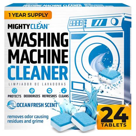 24-Pack Washing Machine Cleaner Tablets