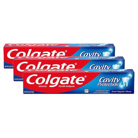 3-Pack Colgate Cavity Protection Toothpaste