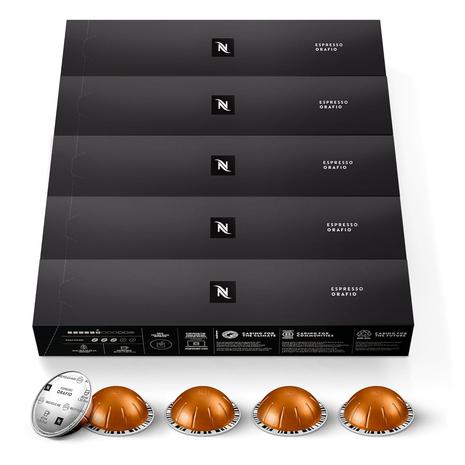 50-Count Nespresso Capsules Vertuo Orafio Medium Roast Espresso Pods