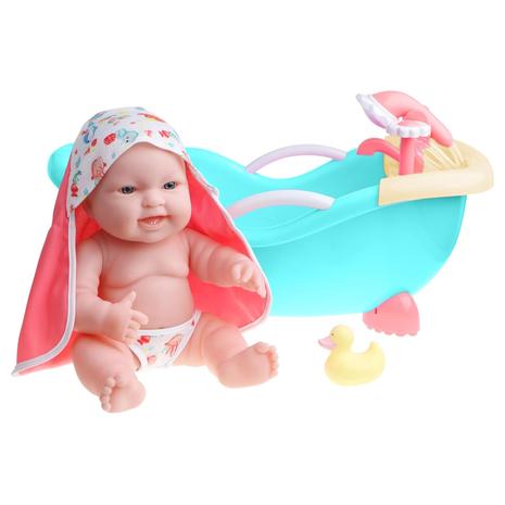 Baby Doll w/ Bath, Shower & Accessories