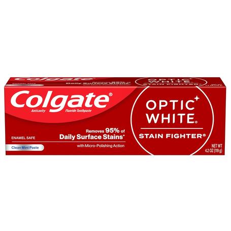 Colgate Optic White Stain Fighter Whitening Toothpaste