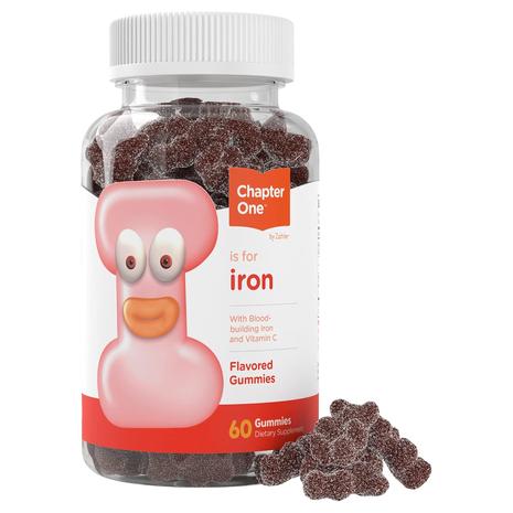 60 Zahler Chapter One Iron Gummies With Vitamin C