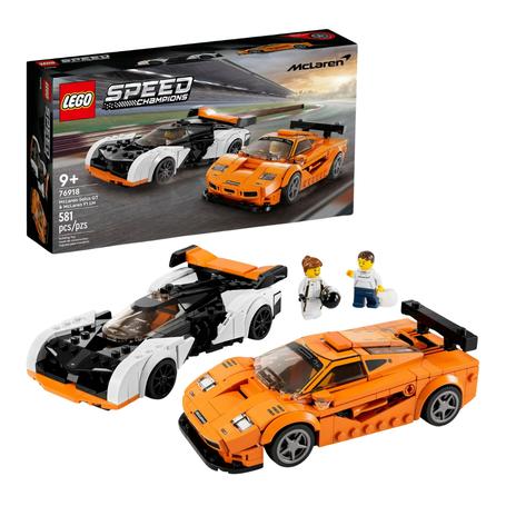 581-Piece Lego Speed Champions McLaren Solus GT & McLaren F1 LM