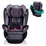 Evenflo Revolve360 Extend Rotational All-in-One Convertible Car Seat With Quick Clean Cover