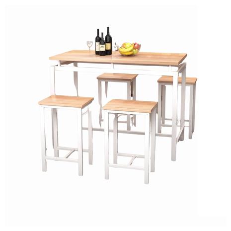 5-Piece Modern Dining Table and Chairs Set