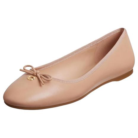 Coach Women's Abigail Leather Ballet Flat Shoe