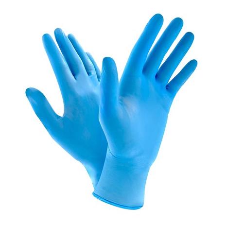 1,000 Blue Nitrile Powder Free Gloves