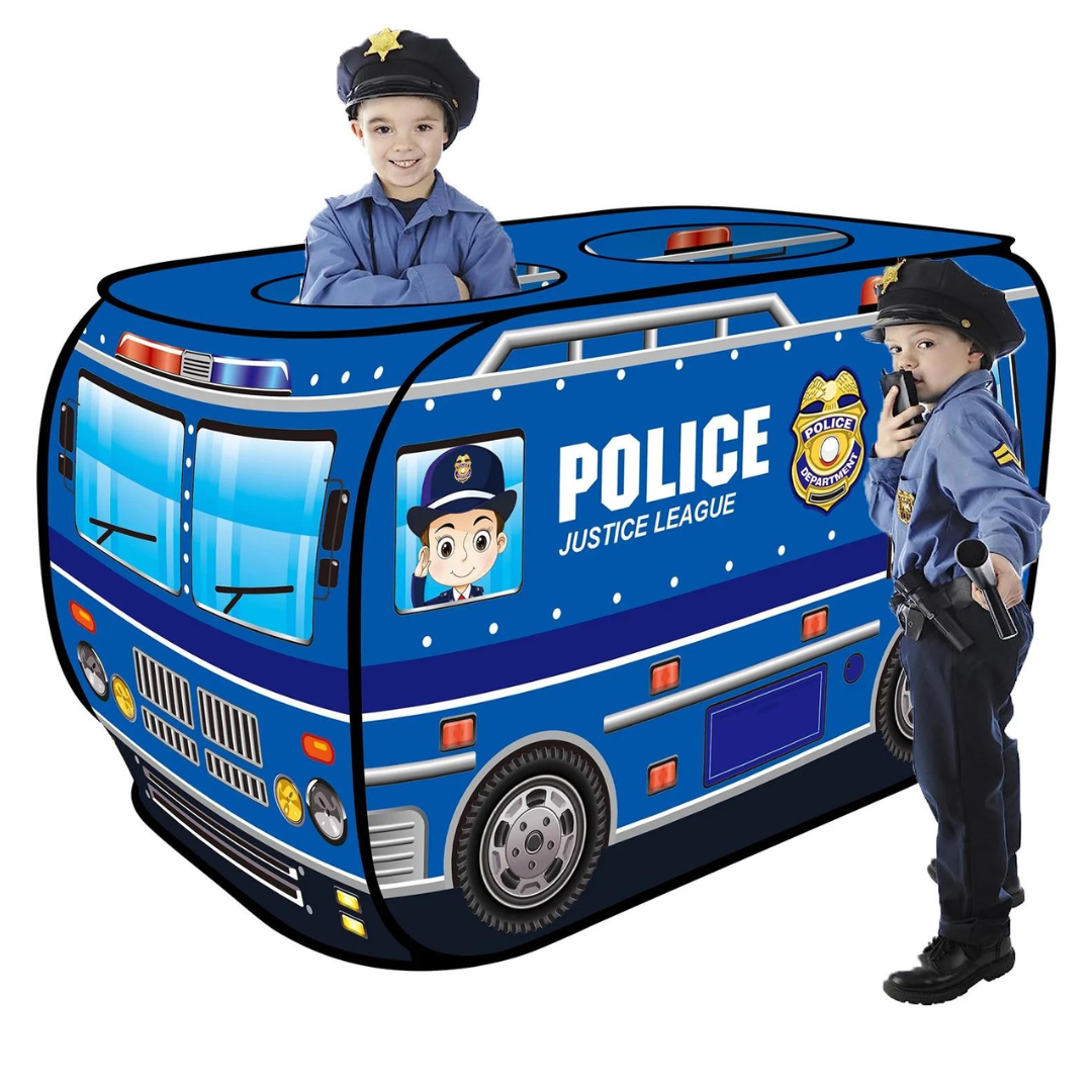 Police Car Play Tent