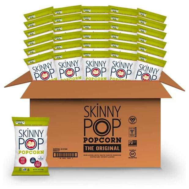 30 Bags Of SkinnyPop Original Popcorn