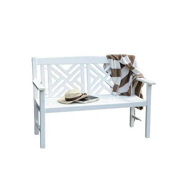 Mainstays 4' Lattice Loveseat Bench