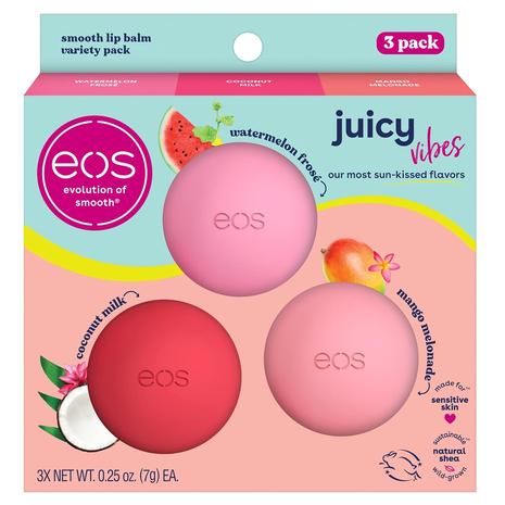 3-Pack eos Juicy Vibes Lip Balm