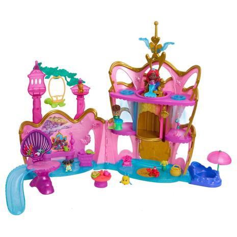 Just Play Disney Junior Ariel Lights & Sounds Deluxe Atlantica Palace Playset w/ Figures