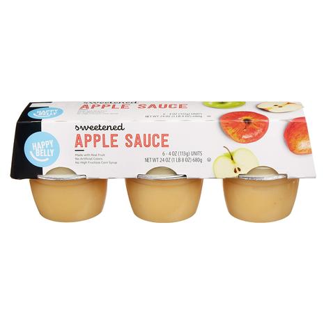 6 Happy Belly Apple Sauce