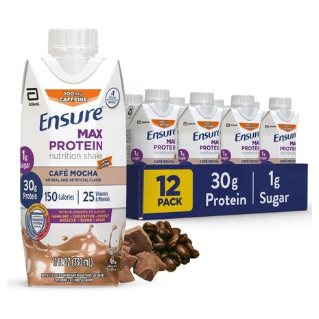 12 Pack Ensure Max 30g Protein Shake (OU-D)