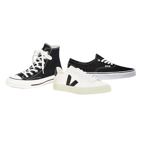 Converse, Vans, & Veja Shoes On Sale