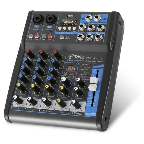 Pyle Professional 4-Channel Audio Mixer