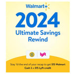 Targeted: Free $15 Walmart Cash Plus $15 Lyft Credit