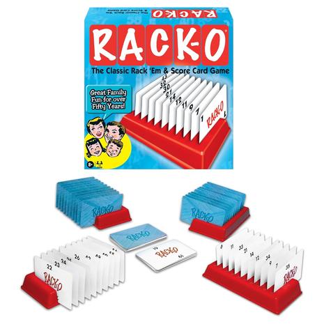 RACK-O Winning Moves Retro Card Game