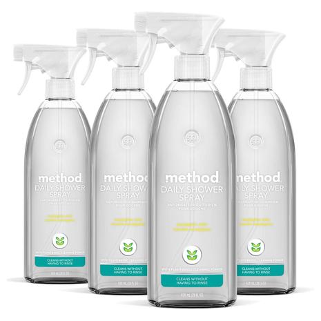 4-Pack Method Daily Shower Cleaner Spray (28oz)