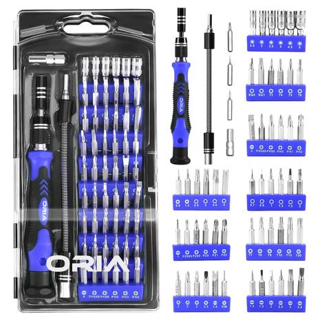 Oria 60-In-1 Precision Screwdriver Tool Kit w/ Extension Rod