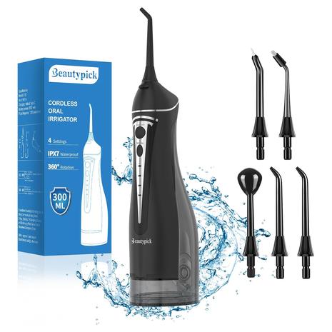 2-Pack Portable Rechargeable Water Flosser