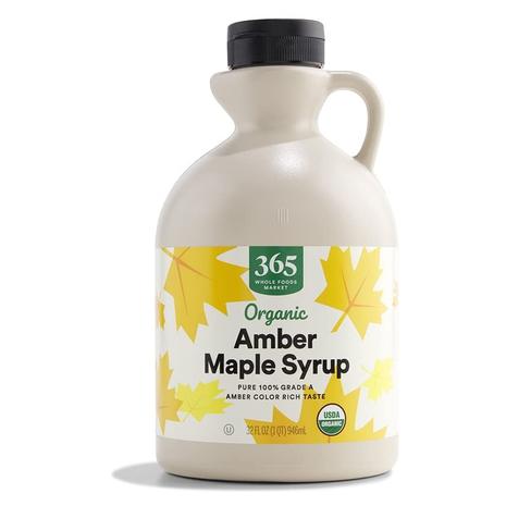 Organic Grade A Amber/Dark Maple Syrup (32 Oz)