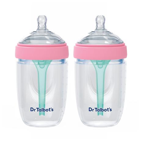 2-Pack Dr. Talbot's Silicone Anti-Colic Bottles