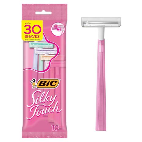 10-Count BIC Silky Touch Women's Disposable Razors