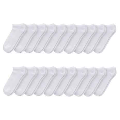 20 Pairs Of Hanes Men’s Moisture-Wicking No-Show Socks