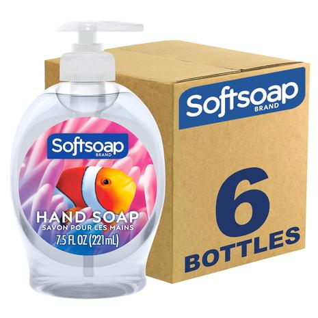 6 Bottles of Softsoap Liquid Hand Soap (3 Scents)