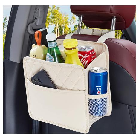 2-In-1 Back Seat Car Organizer & Trash Can