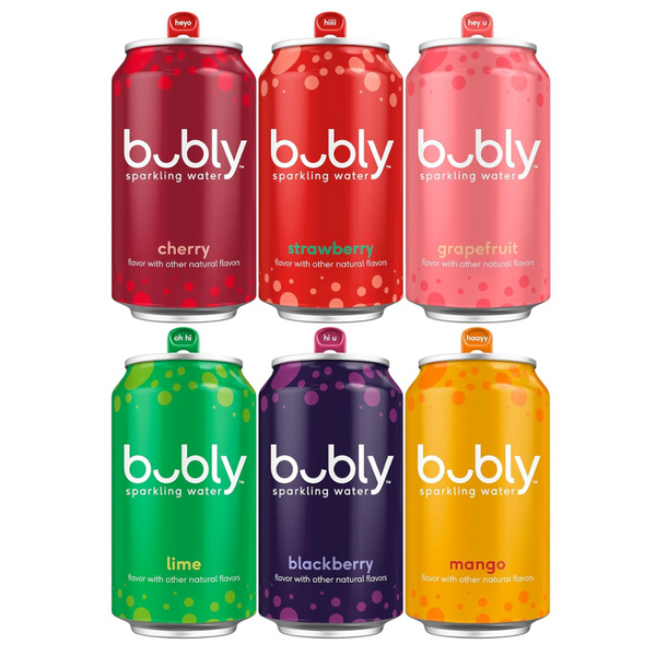 18 Variety Pack Of bubly Sparkling Water