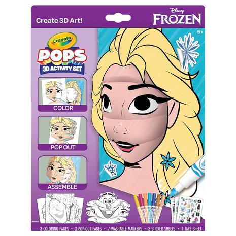 Crayola POPS 3D Frozen Coloring & Activity Set