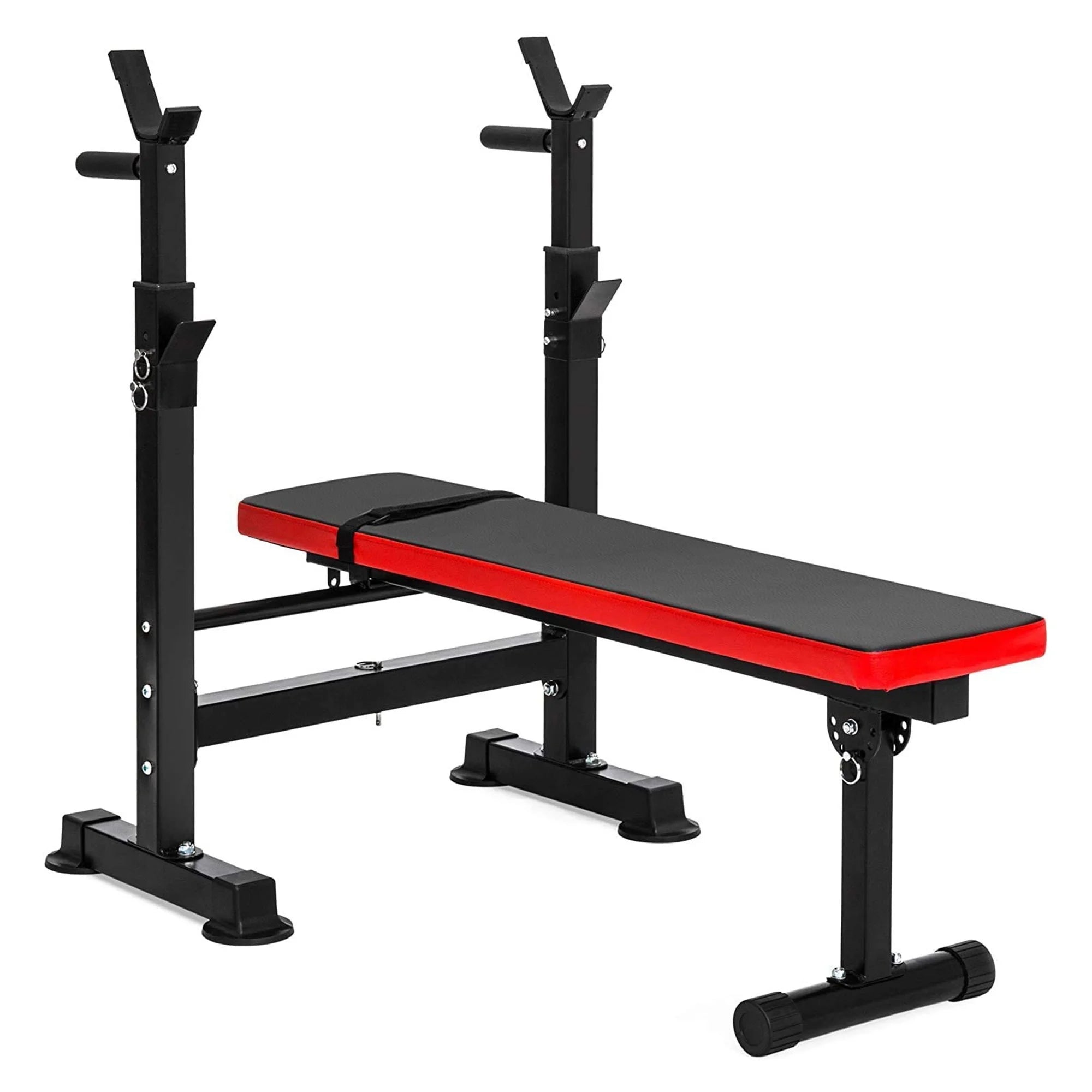 BalanceFrom Adjustable Olympic Workout Bench w/ Squat Rack