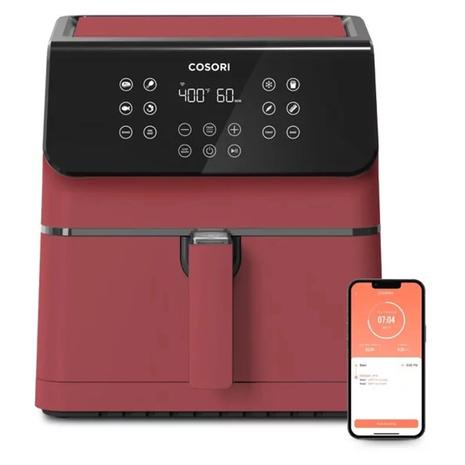 5.8-Quart Cosori Pro II Smart Air Fryer (Red)