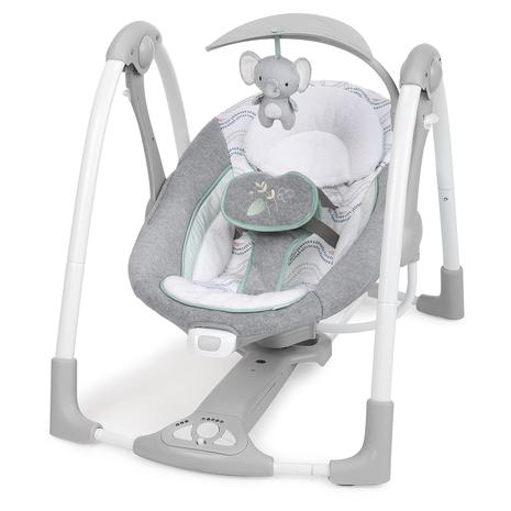 Ingenuity ConvertMe 2-in-1 Compact Portable Automatic Baby Swing & Infant Seat