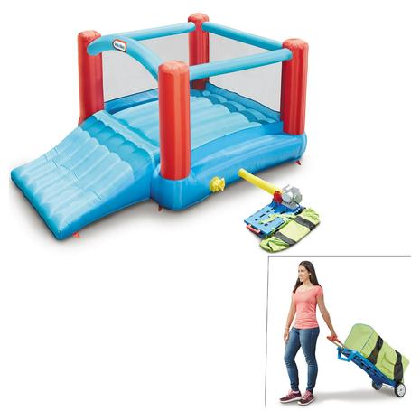 Little Tikes Pack 'n Roll Inflatable Bounce House w/ Slide